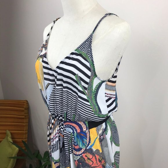 Sheike size 8 tropical jungle print dress - Picture 5 of 6